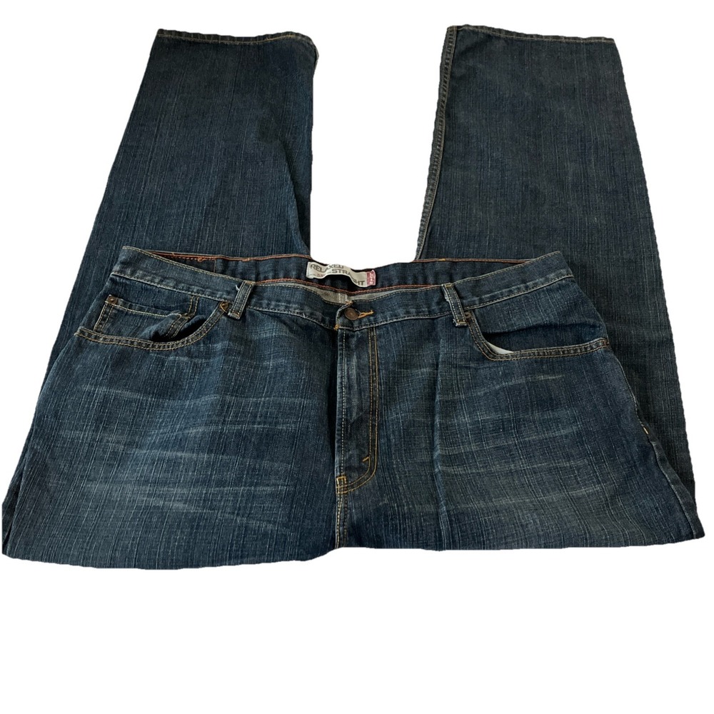 Levi's 559 Relaxed Straight Jeans Mens 42X30 (Tag 42X32) Blue Cotton Denim